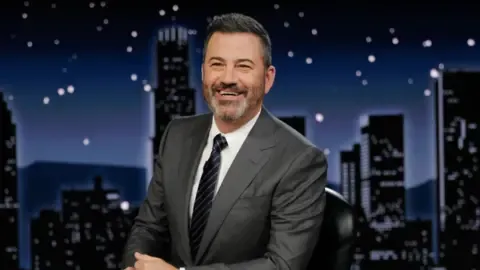 Late-night host Jimmy Kimmel for now pulled from broadcast due to controversial remarks about conservative figure Charlie Kirk