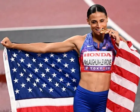 Sydney McLaughlin-Levrone posts fastest women’s 400m in 40 years to claim gold