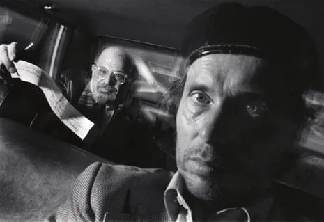 Allen Ginsberg Inside of My Own Taxi: Ryan Weideman’s Most Iconic Shot