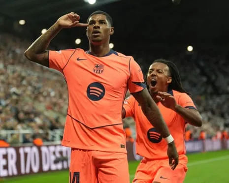 Attacker disrupts the Magpies' major evening and declares: ‘I’m evolving at Barcelona’