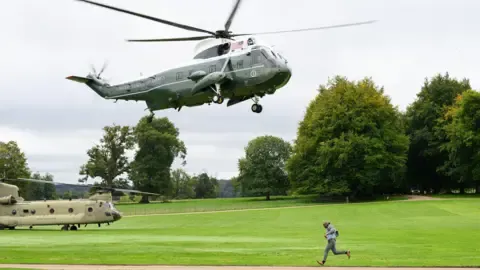 Trump Diverted and Forced to Change Aircraft On the Way to Stansted Airport